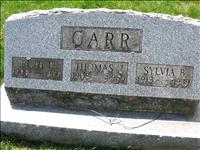 Carr, Thomas J., Ruth E. and Sylvia B